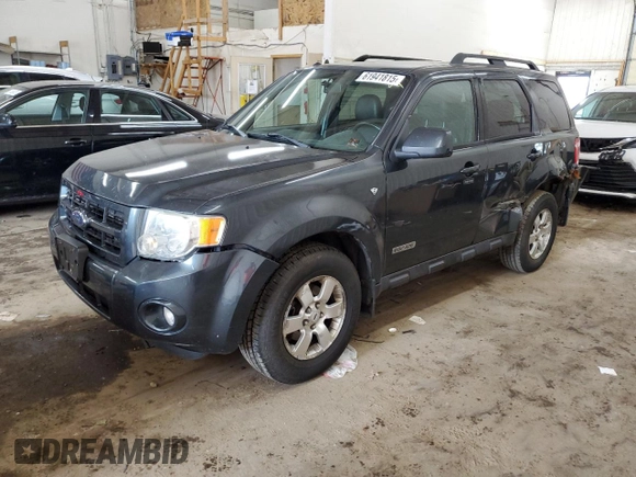 2008 Ford Escape Limited with VIN 1FMCU94128KE80966, listed as a Copart auction lot 61941815 with 141,038 mi miles and Non repairable. Bid and sale history available at DreamBid. Image 1.