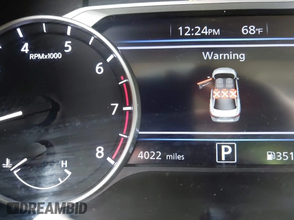 2025 Nissan Sentra SR with VIN 3N1AB8DV9SY292455, listed as a IAAI auction lot 42118993 with 4,022 mi miles and . Bid and sale history available at DreamBid. Image 16.
