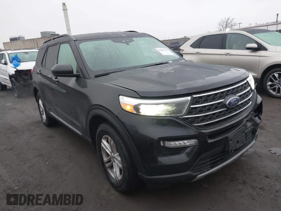 2023 Ford Explorer XLT with VIN 1FMSK8DH8PGA89282, listed as a IAAI auction lot 41453791 with 30,309 mi miles. Bid and sale history available at carsss.com. Image 1.