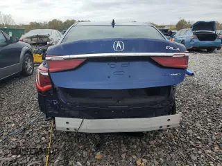 2018 Acura RLX Sport Hybrid w/Advance Pkg with VIN JH4KC2F99JC000045, listed as a Copart auction lot 77672974 with 53,169 mi miles and Salvage Title. Bid and sale history available at carsss.com. Image 6.