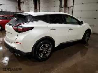 2021 Nissan Murano S with VIN 5N1AZ2AS9MC137024, listed as a Copart auction lot 43761925 with 46,527 mi miles and Salvage Title. Bid and sale history available at carsss.com. Image 3.