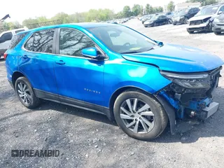 2024 Chevrolet Equinox LT z VIN 3GNAXKEG1RS140640, wystawiony jako IAAI lot #42055107 z przebiegiem 11 870 mil mil oraz . Historia ofert i sprzedaży dostępna na DreamBid. Obrazek 1.