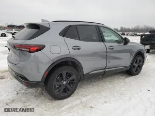 2022 Buick Envision Essence with VIN LRBFZNR49ND113110, listed as a Copart auction lot 88704215 with 22,676 mi miles and Salvage Title. Bid and sale history available at carsss.com. Image 3.