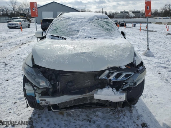 2010 Nissan Murano LE with VIN JN8AZ1MW8AW134658, listed as a Copart auction lot 45896465 with 137,943 mi miles and Salvage Title. Bid and sale history available at carsss.com. Image 5.