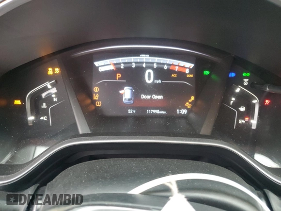 2018 Honda CR-V Touring with VIN 7FARW2H9XJE086364, listed as a Copart auction lot 51484995 with 117,990 mi miles and Salvage Title. Bid and sale history available at carsss.com. Image 9.