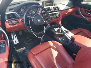 2015 BMW 4 Series 428i with VIN WBA3N3C55FF712918, listed as a Copart auction lot 53373025 with 64,638 mi miles and Salvage title. Bid and sale history available at DreamBid. Image 8.