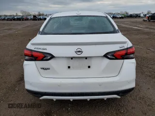 2021 Nissan Versa SR with VIN 3N1CN8FV2ML923513, listed as a Copart auction lot 54271005 with 201,657 mi miles and Salvage title. Bid and sale history available at DreamBid. Image 6.
