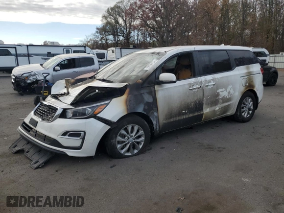 2020 Kia Sedona LX with VIN KNDMB5C17L6587179, listed as a Copart auction lot 79199174 with Not Provided miles and Salvage Title. Bid and sale history available at DreamBid. Image 1.