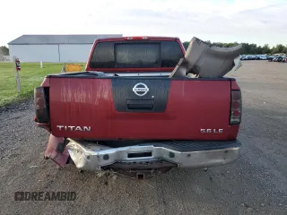 2006 Nissan Titan LE z VIN 1N6BA07B86N546972, wystawiony jako Copart lot #74983924 z przebiegiem 225 495 mil mil oraz Szkoda całkowita • Salvage title. Historia ofert i sprzedaży dostępna na DreamBid. Obrazek 6.