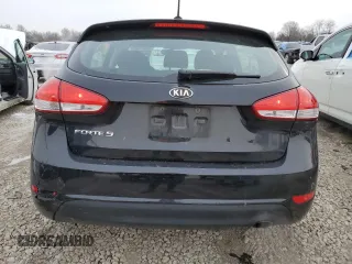 2017 Kia Forte5 LX with VIN KNAFK5A86H5682156, listed as a Copart auction lot 45861385 with 104,591 mi miles and Salvage Title. Bid and sale history available at carsss.com. Image 6.