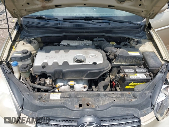 2006 Hyundai Accent GLS with VIN KMHCN46C26U037605, listed as a IAAI auction lot 42431996 with 86,128 mi miles and . Bid and sale history available at DreamBid. Image 10.