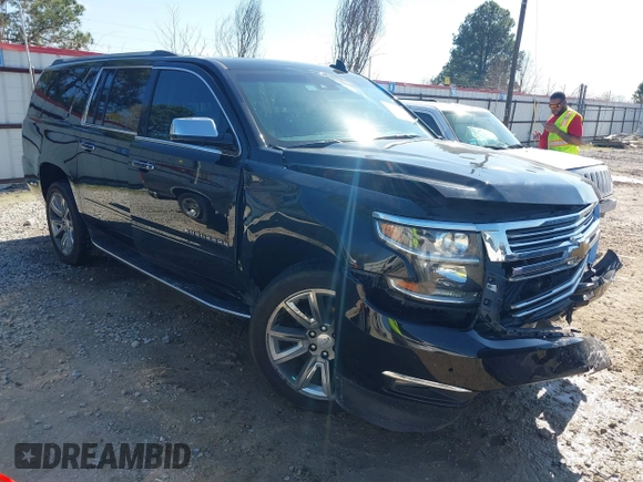 2019 Chevrolet Suburban LT with VIN 1GNSCJKC5KR360318, listed as a IAAI auction lot 41504344 with 82,997 mi miles and . Bid and sale history available at DreamBid. Image 1.