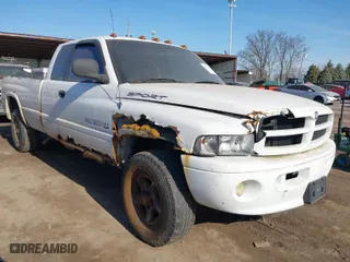 2001 Dodge Ram 1500 with VIN 3B7HF13Z81G238726, listed as a IAAI auction lot 41732555 with 247,014 mi miles. Bid and sale history available at carsss.com. Image 1.
