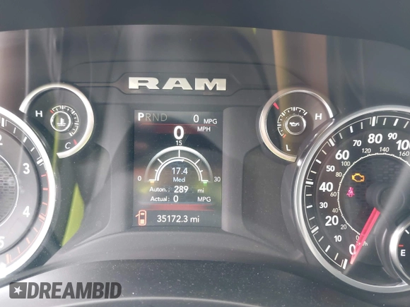 2024 Ram 2500 Big Horn with VIN 3C6UR5DL9RG283488, listed as a IAAI auction lot 42161804 with 35,172 mi miles. Bid and sale history available at carsss.com. Image 15.