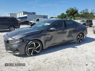 2020 Honda Accord Sport with VIN 1HGCV1F35LA002784, listed as a Copart auction lot 62064115 with 60,122 mi miles and Salvage title. Bid and sale history available at DreamBid. Image 1.