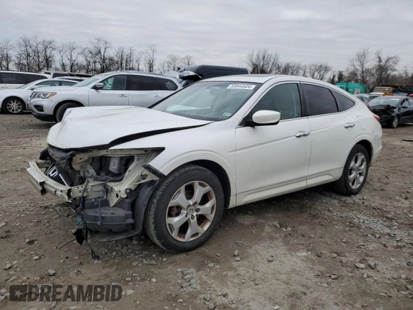 2010 Honda Crosstour EX-L with VIN 5J6TF2H59AL012455, listed as a Copart auction lot 83844504 with 164,503 mi miles and Salvage Title. Bid and sale history available at carsss.com. Image 1.
