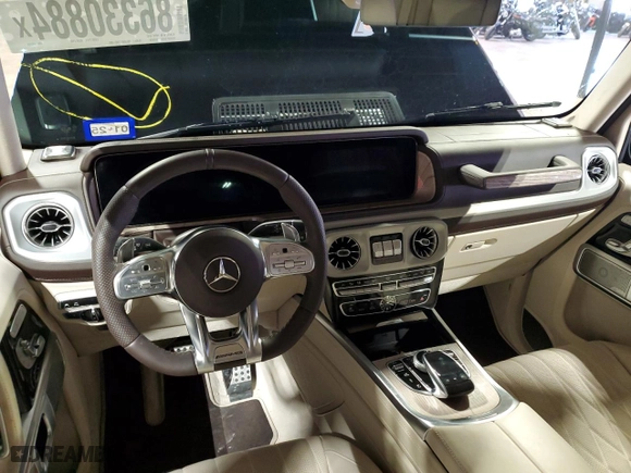 2022 Mercedes-Benz G-Class AMG G 63 with VIN W1NYC7HJ3NX456209, listed as a Copart auction lot 86330884 with NaN miles and Salvage Title. Bid and sale history available at carsss.com. Image 7.
