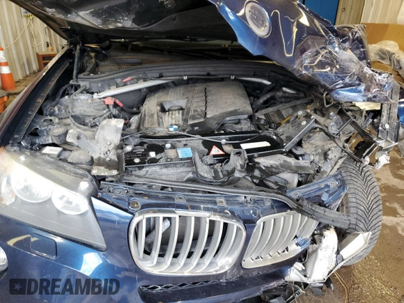 2011 BMW X3 28i with VIN 5UXWX5C5XBL700053, listed as a Copart auction lot 47085185 with 126,929 mi miles and Salvage Title. Bid and sale history available at carsss.com. Image 12.