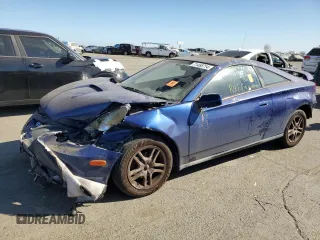 2000 Toyota Celica GT with VIN JTDDR32T5Y0027240, listed as a Copart auction lot 71458714 with 182,964 mi miles and Salvage Title. Bid and sale history available at carsss.com. Image 1.
