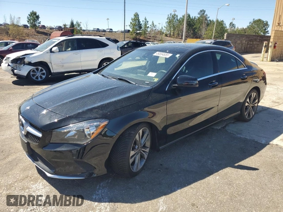 2019 Mercedes-Benz CLA 250 with VIN WDDSJ4GB8KN756109, listed as a Copart auction lot 49554655 with 67,329 mi miles and Salvage title. Bid and sale history available at DreamBid. Image 1.