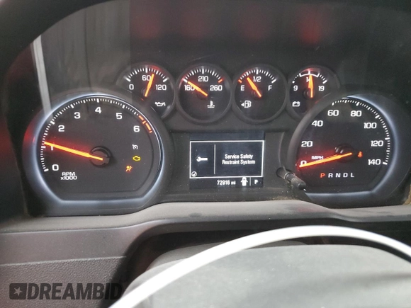 2021 Chevrolet Silverado 1500 Work Truck with VIN 3GCNWAEF0MG212471, listed as a Copart auction lot 86298184 with 72,916 mi miles and Salvage Title. Bid and sale history available at carsss.com. Image 9.