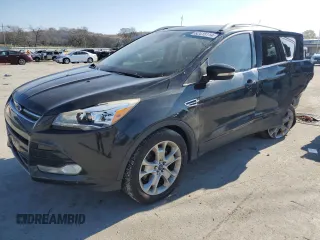 2015 Ford Escape Titanium with VIN 1FMCU0J9XFUB45185, listed as a Copart auction lot 82415114 with 272,818 mi miles and Salvage Title. Bid and sale history available at DreamBid. Image 1.