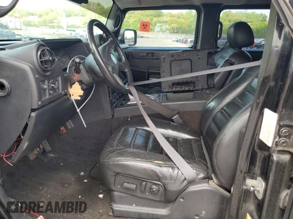 2006 Hummer H2 z VIN 5GRGN23U36H115579, wystawiony jako Copart lot #55753045 z przebiegiem 166 133 mil mil oraz Tytuł czysty. Historia ofert i sprzedaży dostępna na DreamBid. Obrazek 7.