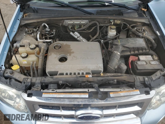 2009 Ford Escape Hybrid z VIN 1FMCU59339KB02529, wystawiony jako Copart lot #54928725 z przebiegiem 169 297 mil mil oraz Szkoda całkowita • Salvage title. Historia ofert i sprzedaży dostępna na DreamBid. Obrazek 12.
