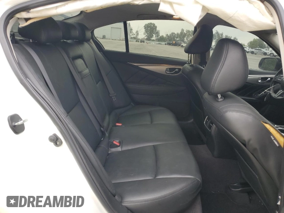 2020 Infiniti Q50 Luxe with VIN JN1EV7AP3LM203721, listed as a Copart auction lot 59380005 with 104,217 mi miles and Salvage title. Bid and sale history available at DreamBid. Image 10.
