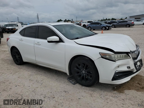 2016 Acura TLX with VIN 19UUB1F38GA003866, listed as a Copart auction lot 54975695 with 113,704 mi miles and Salvage title. Bid and sale history available at DreamBid. Image 4.