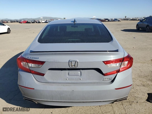 2022 Honda Accord Sedan Sport SE with VIN 1HGCV1F41NA108712, listed as a Copart auction lot 48346815 with 25,941 mi miles and Salvage Title. Bid and sale history available at carsss.com. Image 6.