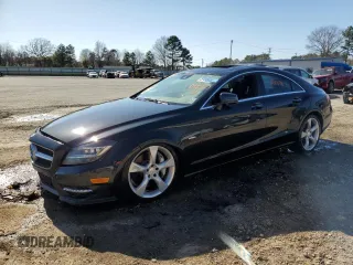 2012 Mercedes-Benz CLS-Class CLS 550 with VIN WDDLJ7DB1CA040283, listed as a Copart auction lot 47796985 with 180,038 mi miles and Salvage Title. Bid and sale history available at carsss.com. Image 1.