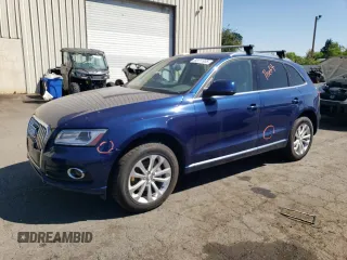 2014 Audi Q5 Premium Plus with VIN WA1LFAFP7EA050329, listed as a Copart auction lot 63111935 with 138,051 mi miles and Salvage title. Bid and sale history available at DreamBid. Image 1.