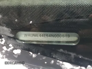 2004 Audi A8 L with VIN WAUML44E54N000619, listed as a Copart auction lot 42186195 with 174,331 mi miles and Salvage Title. Bid and sale history available at carsss.com. Image 12.