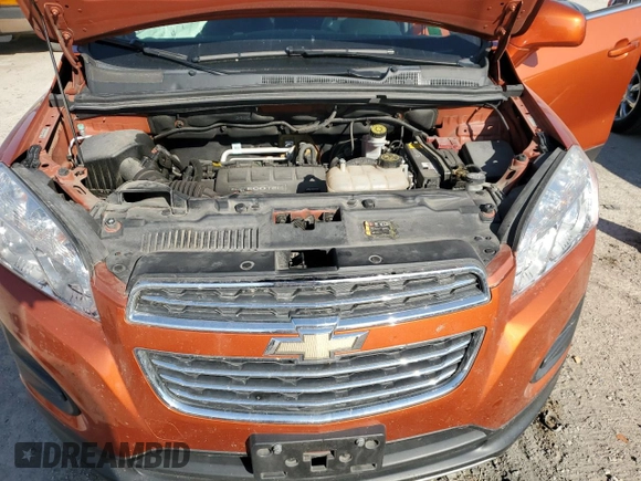2016 Chevrolet Trax LT with VIN KL7CJLSB4GB605693, listed as a Copart auction lot 75873444 with 86,137 mi miles and Salvage Title. Bid and sale history available at carsss.com. Image 12.