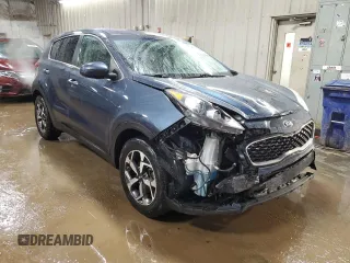 2020 Kia Sportage LX with VIN KNDPM3AC2L7689662, listed as a Copart auction lot 50983135 with 59,395 mi miles and Salvage Title. Bid and sale history available at DreamBid. Image 4.