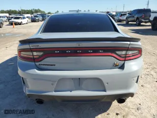 2022 Dodge Charger Scat Pack with VIN 2C3CDXGJ4NH222332, listed as a Copart auction lot 87069084 with 58,362 mi miles and Salvage Title. Bid and sale history available at carsss.com. Image 6.