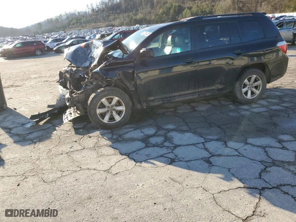 2010 Toyota Highlander SE with VIN 5TDJK3EH8AS030778, listed as a Copart auction lot 43238455 with 0 mi miles and Salvage Title. Bid and sale history available at carsss.com. Image 1.