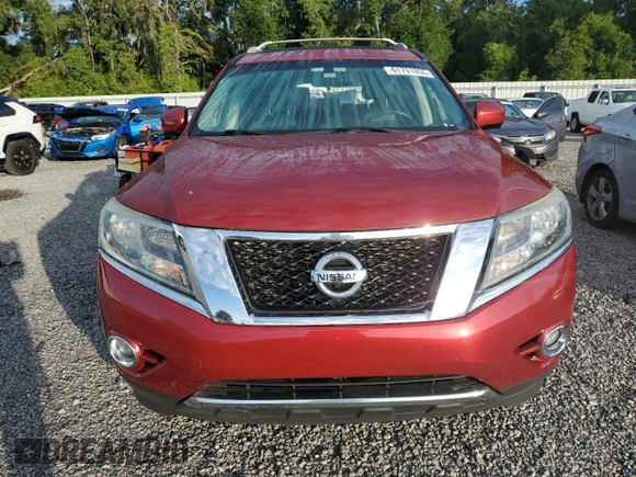 2015 Nissan Pathfinder Platinum with VIN 5N1AR2MN2FC697024, listed as a Copart auction lot 61791855 with 93,366 mi miles and Salvage title. Bid and sale history available at DreamBid. Image 5.