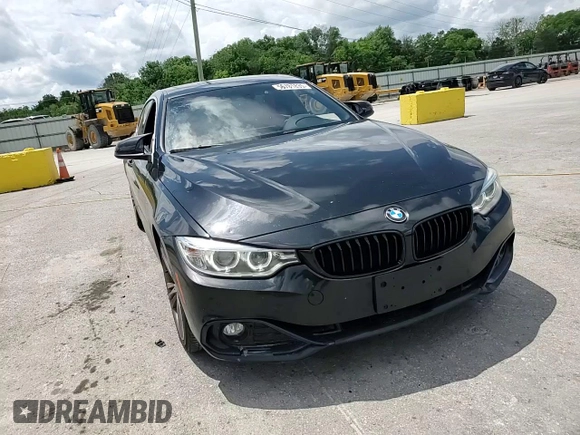 2017 BMW 4 Series 430i with VIN WBA4F7C5XHG437682, listed as a Copart auction lot 56781835 with 129,639 mi miles and Salvage title. Bid and sale history available at DreamBid. Image 13.