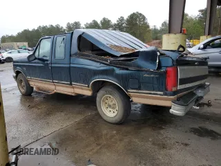 1995 Ford F-150 with VIN 1FTEX15H7SKA43294, listed as a Copart auction lot 76406034 with 0 mi miles and Salvage Title. Bid and sale history available at carsss.com. Image 2.