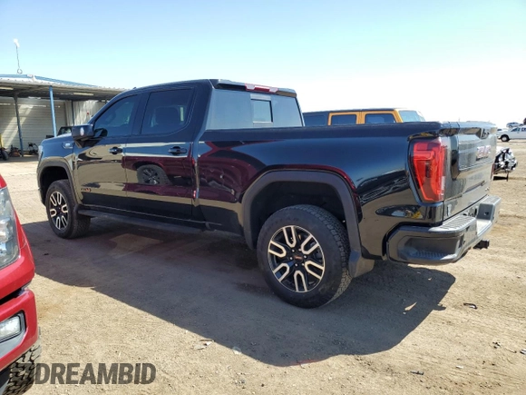 2023 GMC Sierra 1500 AT4 with VIN 1GTUUEE86PZ149679, listed as a Copart auction lot 53154385 with 36,826 mi miles and Salvage title. Bid and sale history available at DreamBid. Image 2.