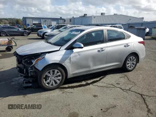 2021 Hyundai Accent SE with VIN 3KPC24A60ME141505, listed as a Copart auction lot 51007345 with 100,739 mi miles and Salvage title. Bid and sale history available at DreamBid. Image 1.
