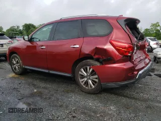2019 Nissan Pathfinder SV z VIN 5N1DR2MNXKC592996, wystawiony jako Copart lot #54601215 z przebiegiem 63 041 mil mil oraz Szkoda całkowita • Salvage title. Historia ofert i sprzedaży dostępna na DreamBid. Obrazek 2.
