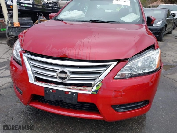 2014 Nissan Sentra SR with VIN 3N1AB7AP0EL647157, listed as a IAAI auction lot 41815415 with 102,851 mi miles. Bid and sale history available at carsss.com. Image 6.