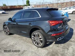 2018 Audi SQ5 Premium Plus with VIN WA1A4AFY3J2138336, listed as a Copart auction lot 56343445 with 45,763 mi miles and Salvage title. Bid and sale history available at DreamBid. Image 2.