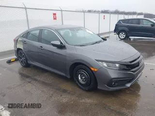 2021 Honda Civic Sedan Sport with VIN 2HGFC2F87MH548249, listed as a IAAI auction lot 41471400 with 79,553 mi miles. Bid and sale history available at carsss.com. Image 1.