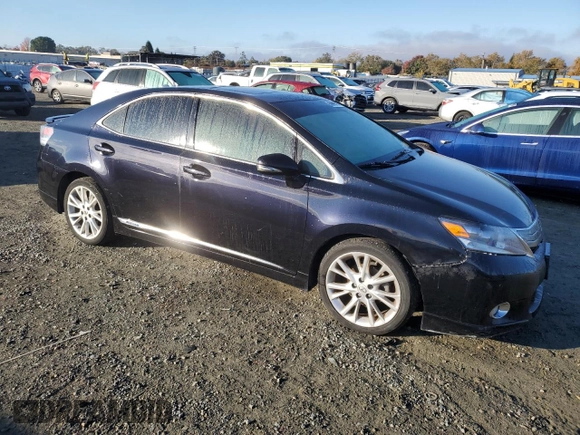 2010 Lexus HS 250h with VIN JTHBB1BA6A2016240, listed as a Copart auction lot 80998784 with 156,695 mi miles and Clean Title. Bid and sale history available at DreamBid. Image 4.