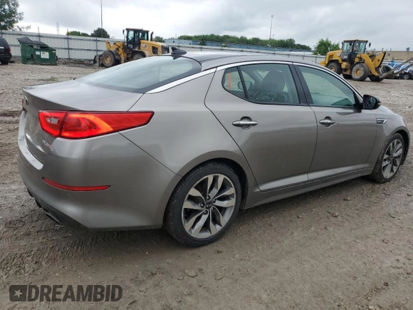 2014 Kia Optima SX Turbo with VIN 5XXGR4A6XEG321869, listed as a Copart auction lot 61821185 with 194,613 mi miles and Clean title. Bid and sale history available at DreamBid. Image 3.