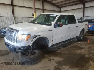 2010 Ford F-150 XL with VIN 1FTFW1EV2AFA49556, listed as a Copart auction lot 62286275 with 154,176 mi miles and Salvage title. Bid and sale history available at DreamBid. Image 1.